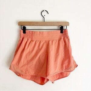 Lululemon Peach Hotty Hot Shorts